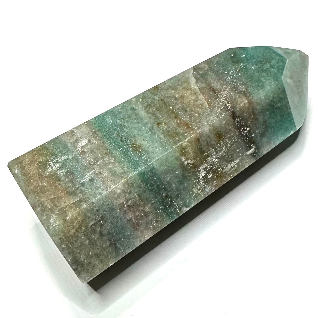 One of a Kind Green Aventurine with Mica Tower Stone-3 1/2 x 1 3/4" (NC5882)