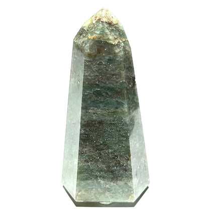 One of a Kind Green Aventurine with Mica Tower Stone-4 1/4 x 2" (NC5883)

