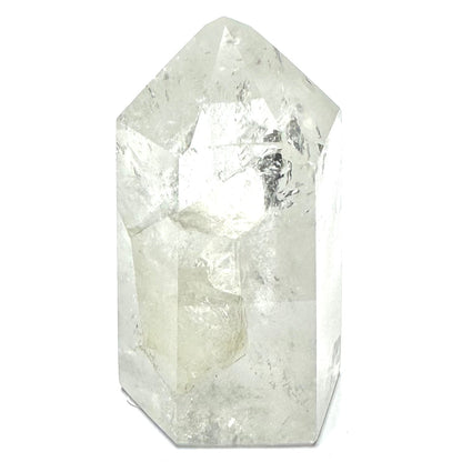 One of a Kind Manifestation Quartz Crystal with Rainbow Inclusions Tower Stone-2 3/4 x 1 1/2"-NC7216