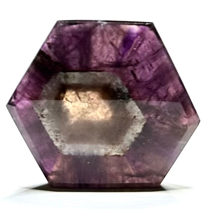 RARE-One of a Kind Trapiche Amethyst Freeform Stone-48 x 43mm (NC5918)