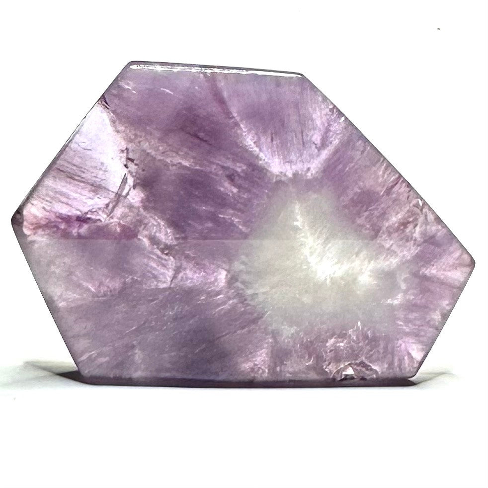 RARE-One of Kind Trapiche Amethyst Freeform Stone-54 x 41mm