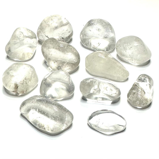 Quartz Crystal Tumbled and Polished Pocket Stones-20-34mm