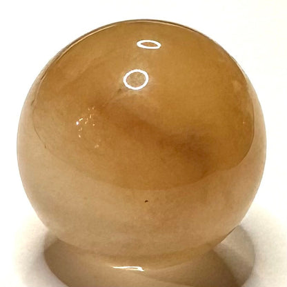 One of a Kind Golden Healer with Rainbow Inclusions Mini Sphere-1" (NC5953)