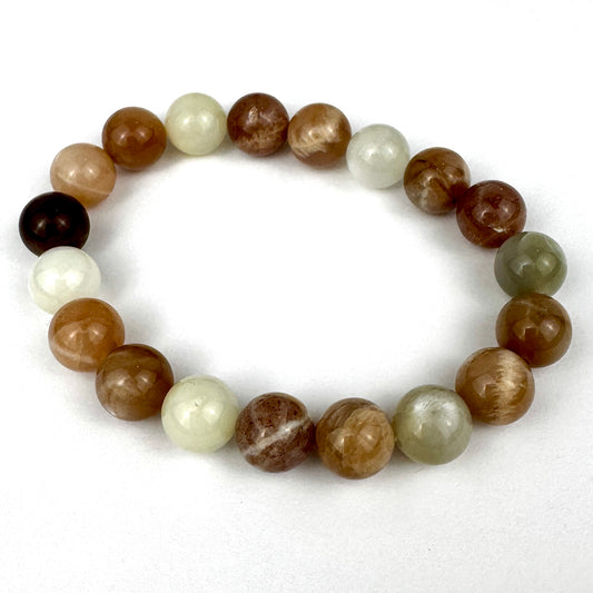 Moonstone Mix Mala Bracelet - 10mm