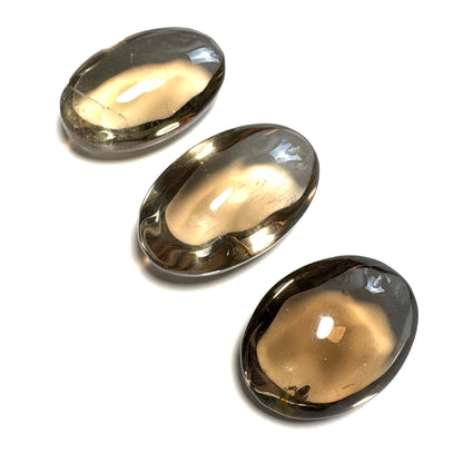 Small Smokey Quartz Palm Stone-1.6"x1"-NC7649