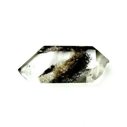 Black Phantom Lemurian Double Terminated Point - 1 1/2" x 3/4"-NC7544