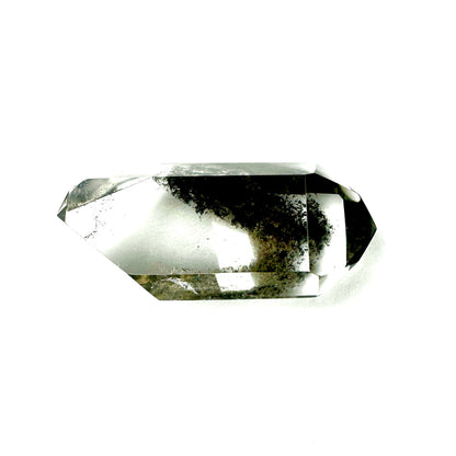 Black Phantom Lemurian Double Terminated Point - 1 1/2" x 3/4"-NC7544