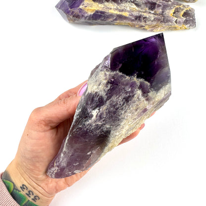 Bahia Amethyst Wand-Approx. 8"x 2.5"-NC7706