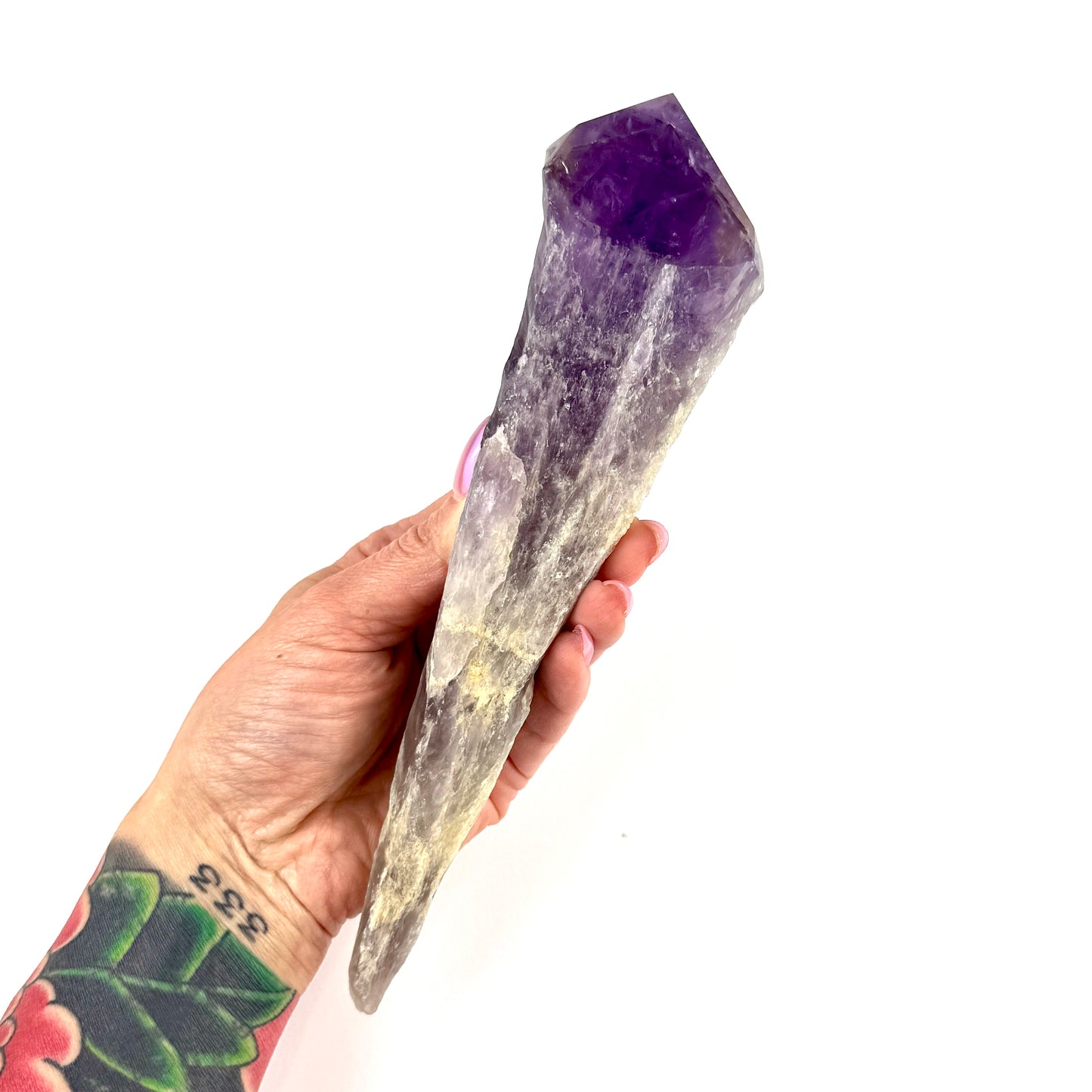 Bahia Amethyst Wand- 10"x 2.3"-NC7703