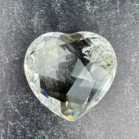 Lemurian Quartz Faceted Heart-1.33x1.22x.75-NC7710