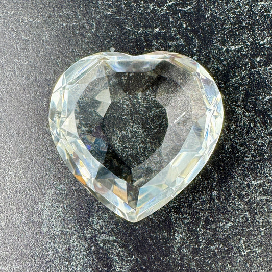 Lemurian Quartz Faceted Heart-1.75x1.67x.7-NC7709