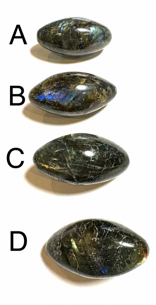 Labradorite Shiva Stones – Approx. 2" #NC7863A – D