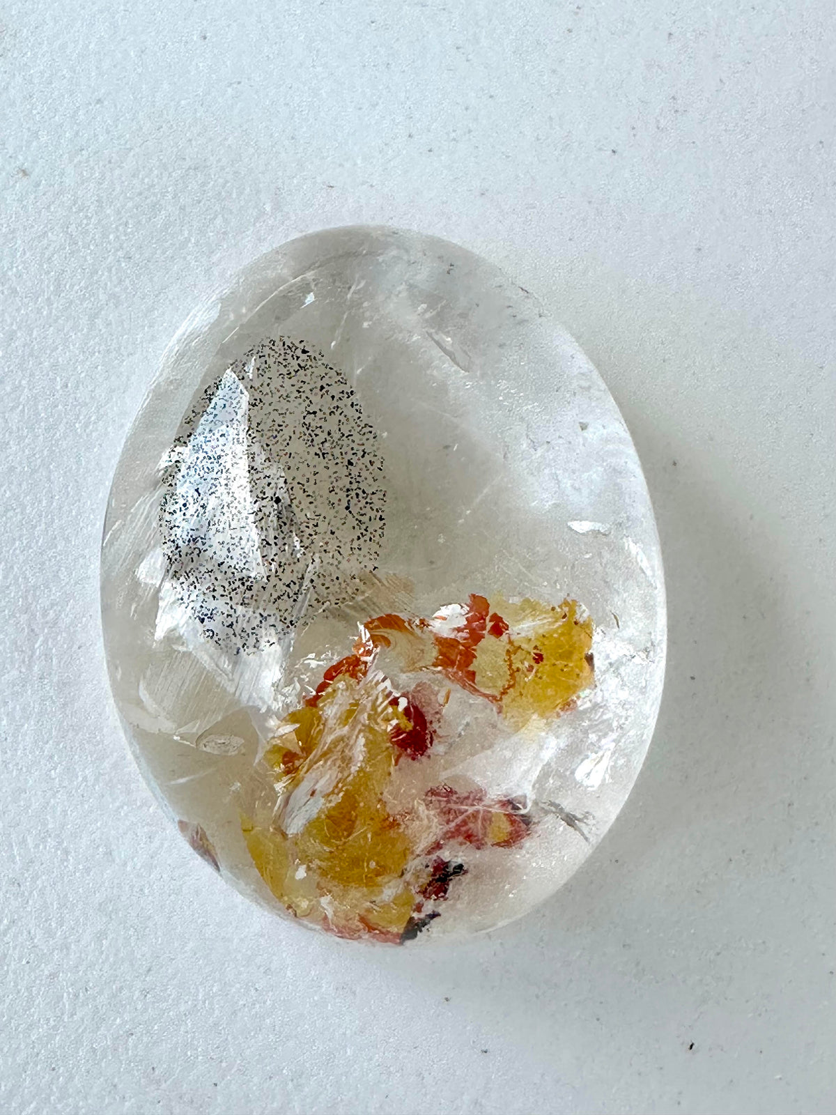 Golden Healer Quartz Koi Cabochon 31 x 41 mm CAB7999