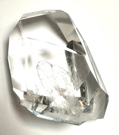 Master-Carved Lemurian Quartz Double Penetrator with Rainbows – By Ney, Brazil – 236 Grams – NC7880