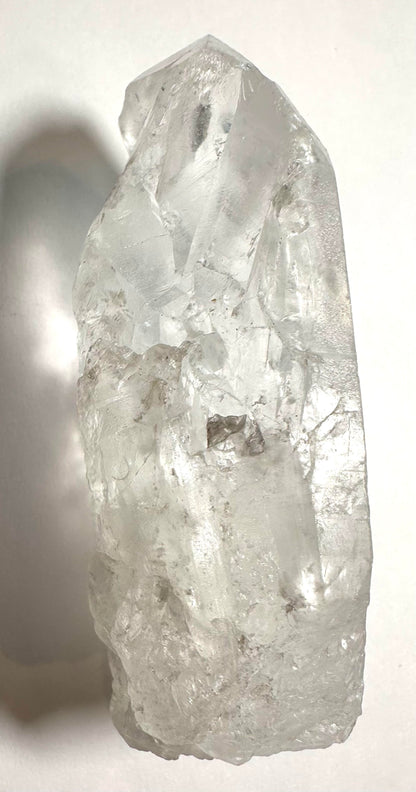 Lightning Strike Crystal – Natural Quartz Point with Rainbow & Key  3 1/4" #NC7907