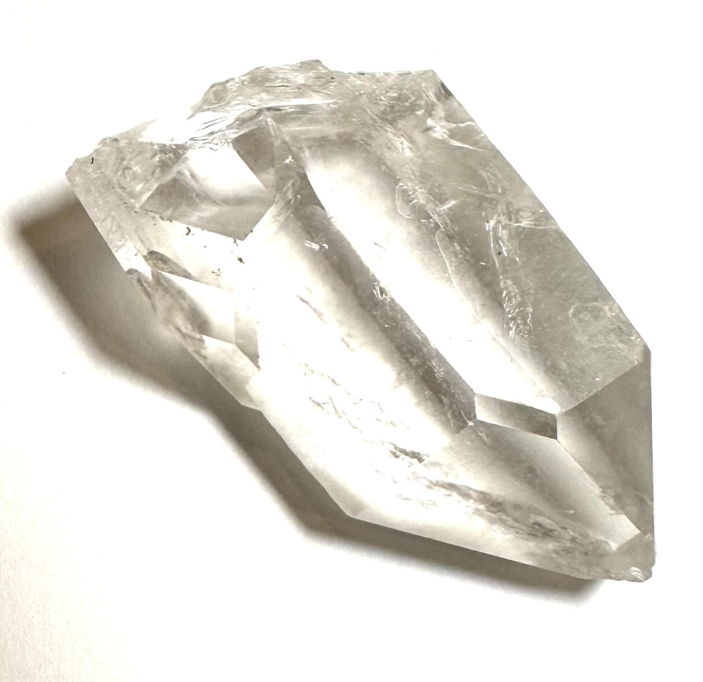 Lightning Strike Quartz Crystal with Dual Window Faces - 1 1/2" #NC7910