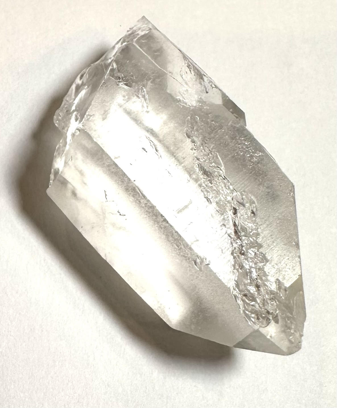 Lightning Strike Quartz Crystal with Dual Window Faces - 1 1/2" #NC7910