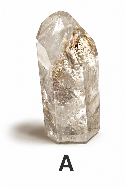 Garden Quartz (Lodalite) Towers with Sparkling Inclusions – Brazil Item #NC7810 A-D