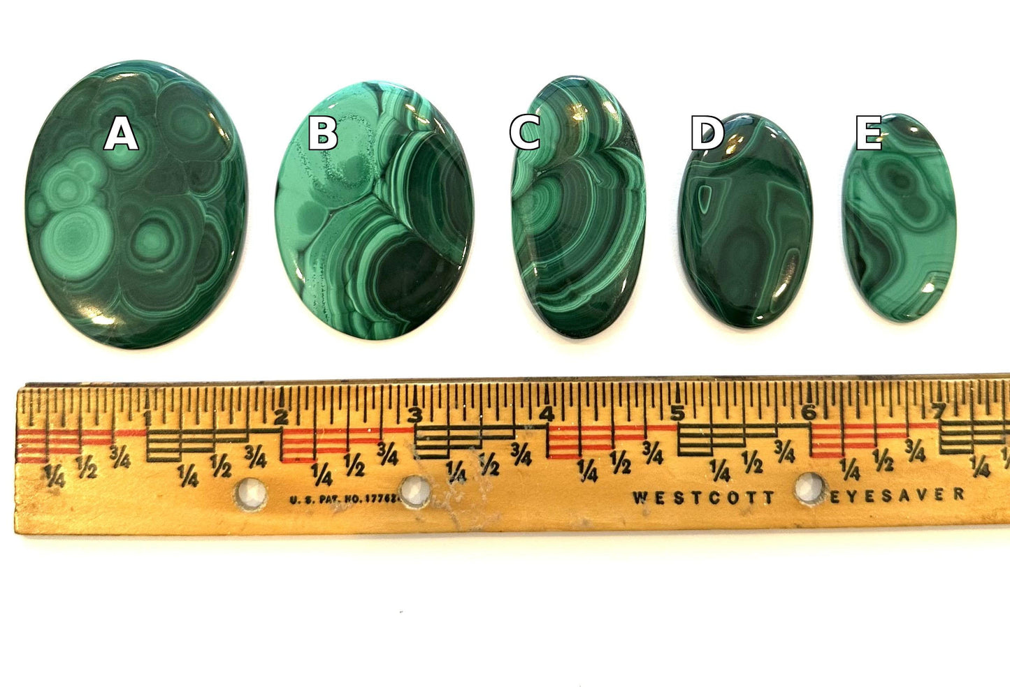 Malachite Oval Cabochons (Sizes below) – SP7800