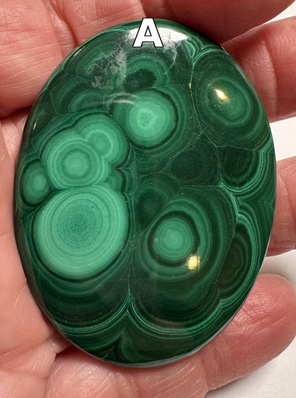 Malachite Oval Cabochons (Sizes below) – SP7800