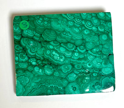 Malachite Rectangular Slab 2.5 x 2" – NC7806