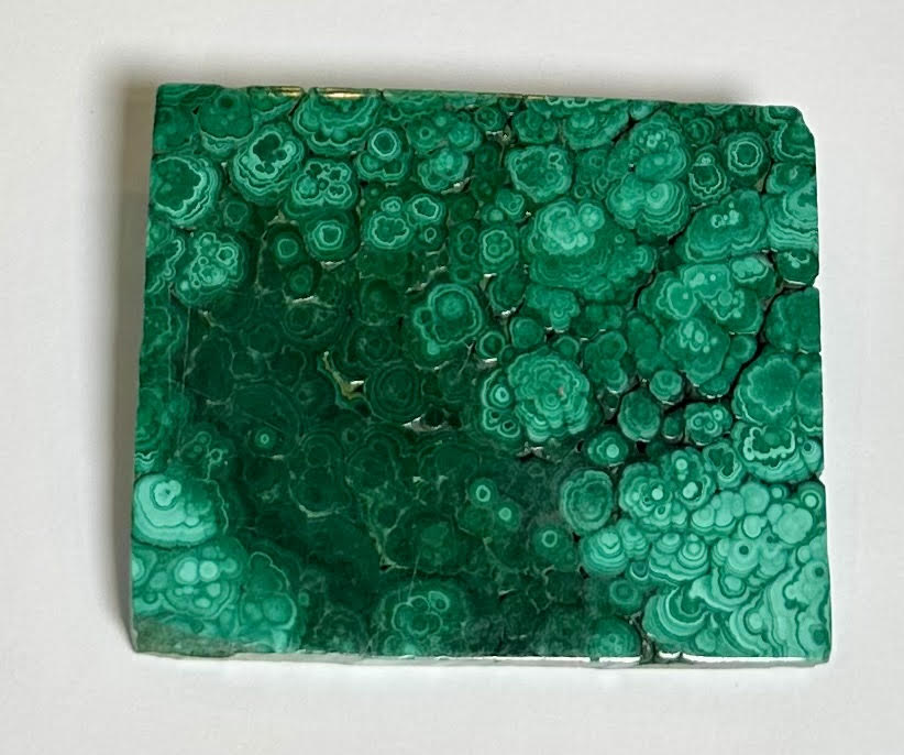 Malachite Rectangular Slab 2.5 x 2" – NC7806