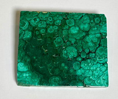 Malachite Rectangular Slab 2.5 x 2" – NC7806