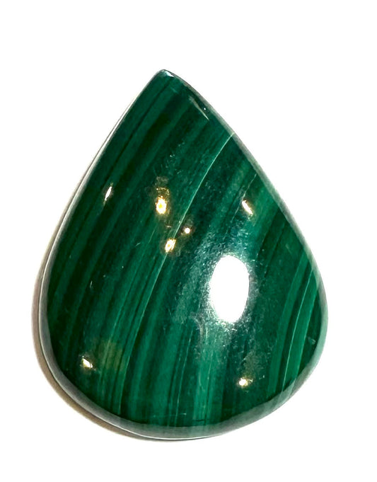 Malachite Teardrop Cabochon 25x33mm – SP7892