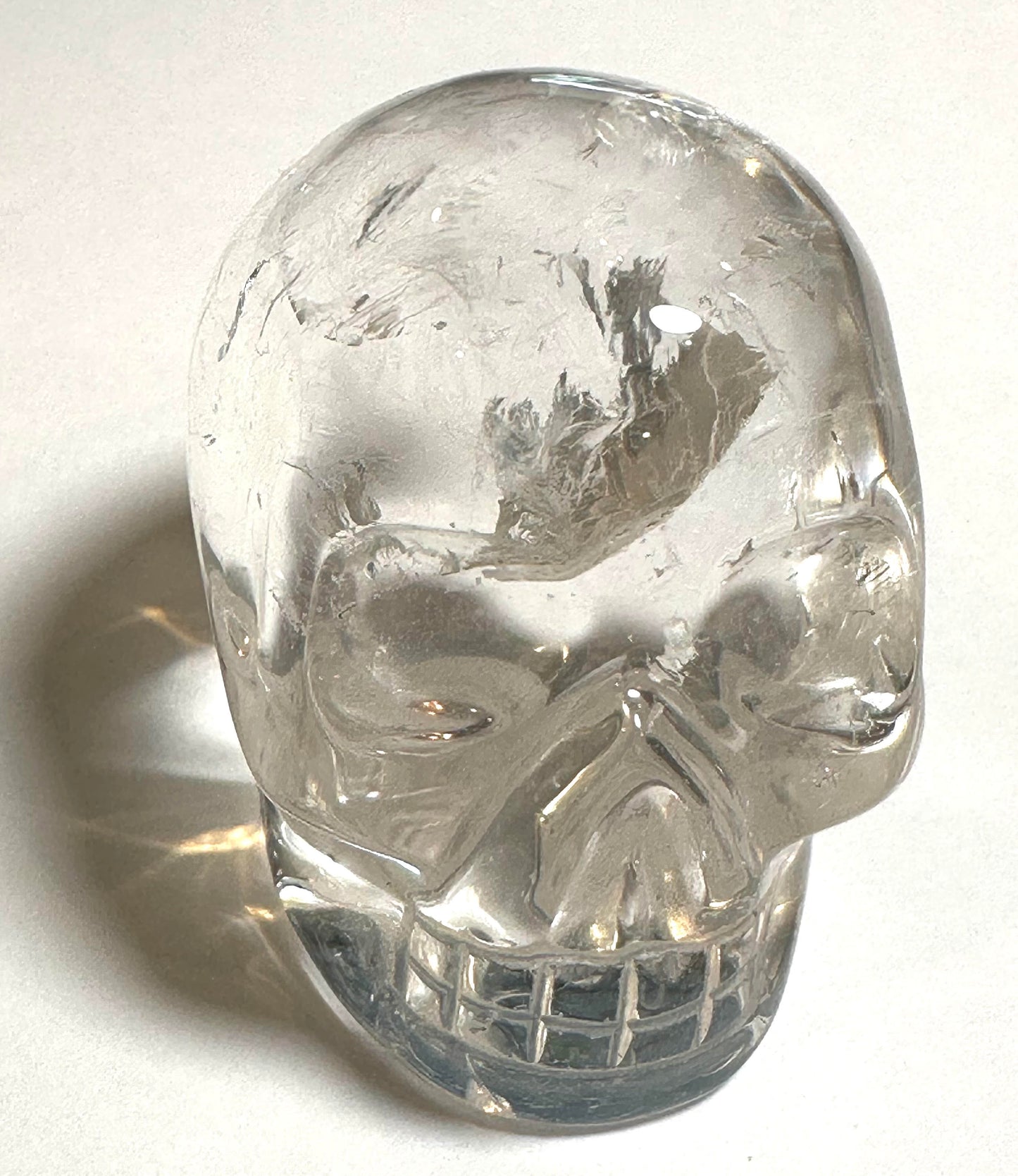 Master Carved Lemurian Crystal Skull by Vanderlei Barreto 1¾ Inch #NC7934