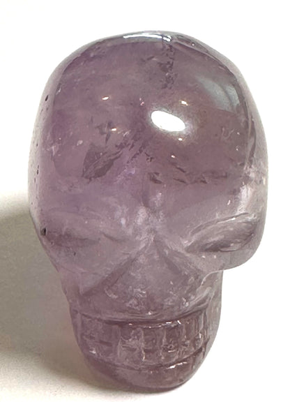 Master Carved Amethyst Mini Crystal Skull by Leandro De Souza 1¼" #NC7944