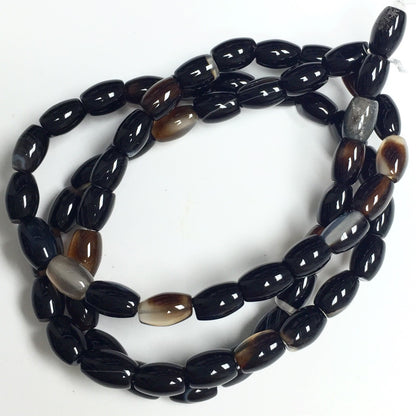 Natural Agate Rice Beads