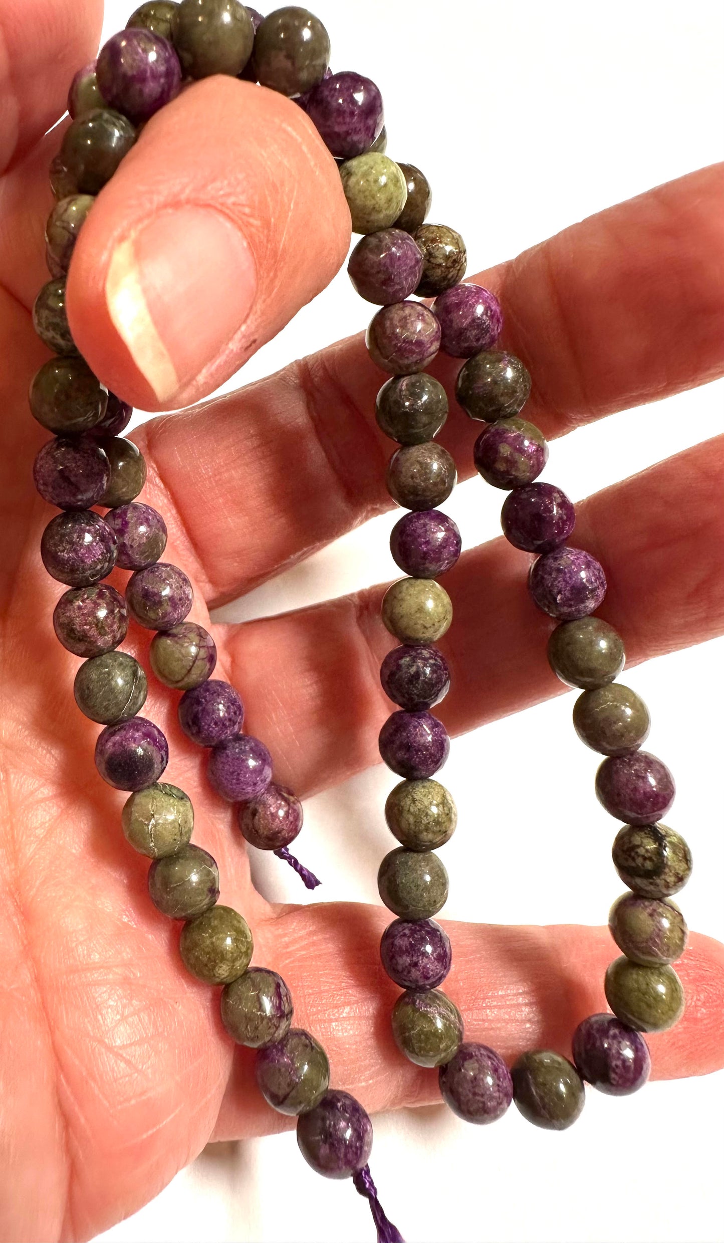 Atlantisite 6mm Polished Round Gemstone Beads  #SP7918