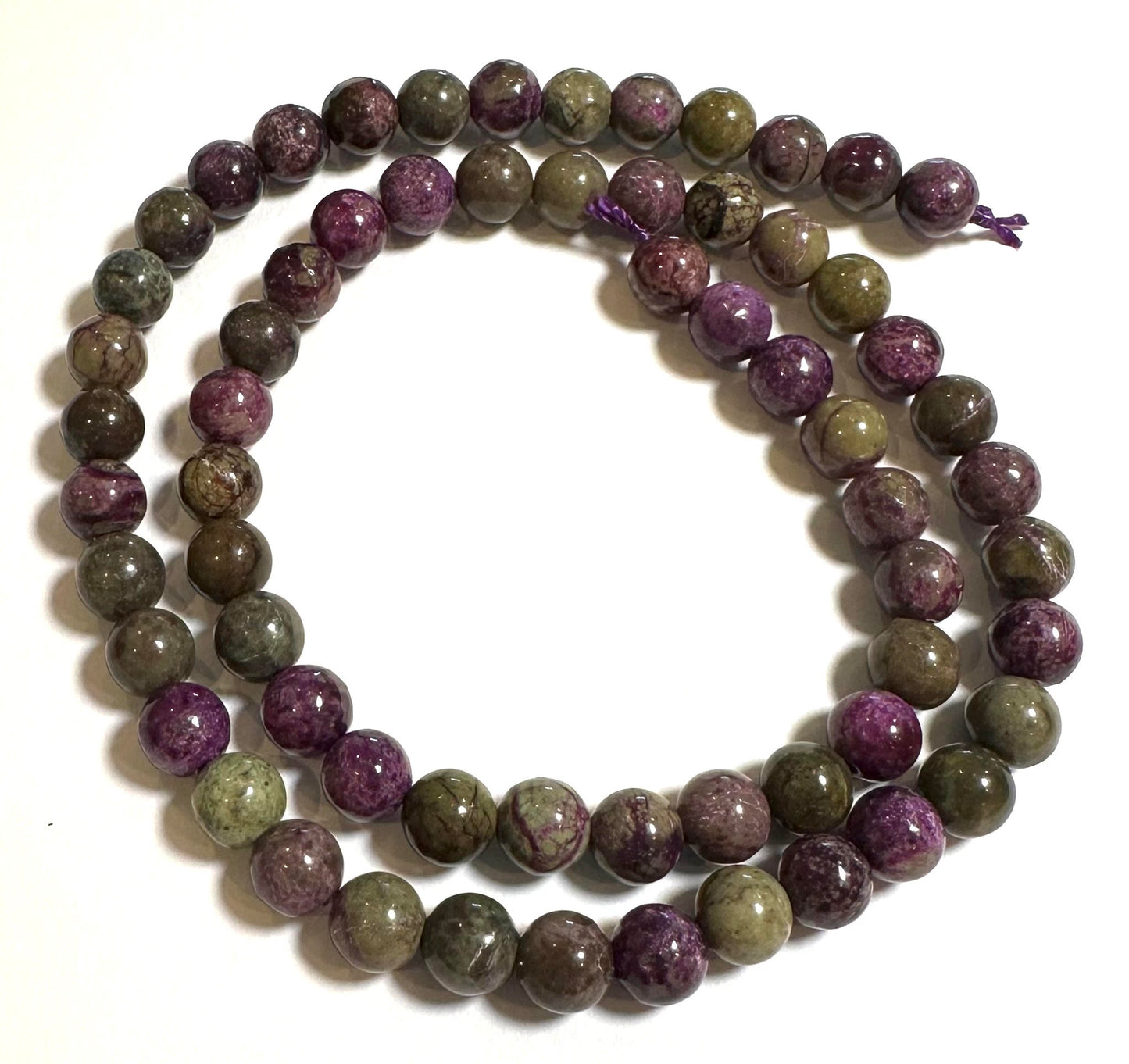 Atlantisite 6mm Polished Round Gemstone Beads  #SP7918