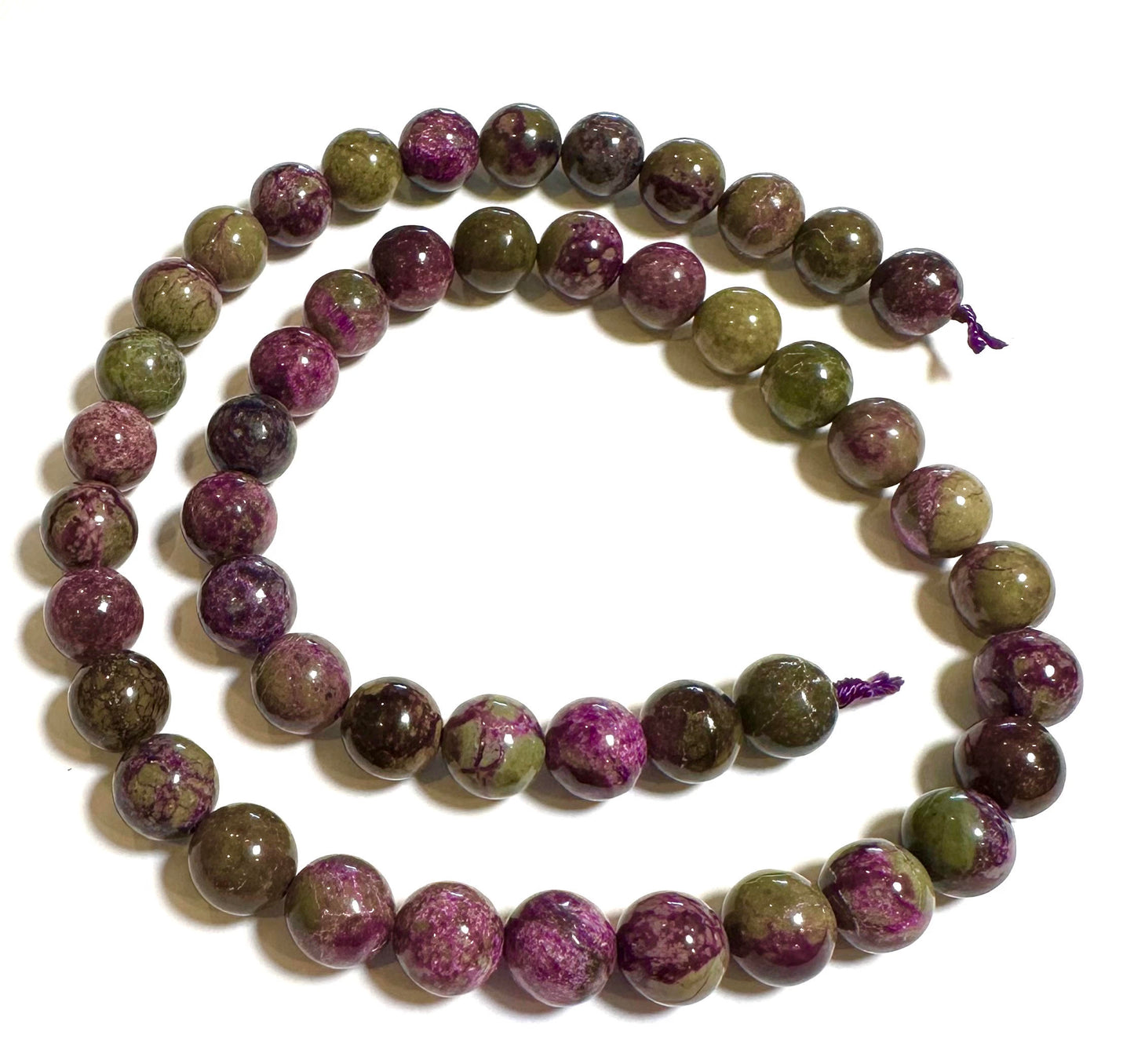 Atlantisite 8mm Polished Round Gemstone Beads #SP7916