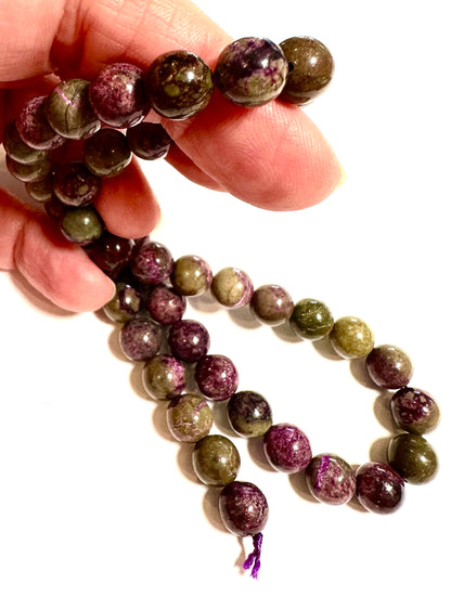 Atlantisite 8mm Polished Round Gemstone Beads #SP7916