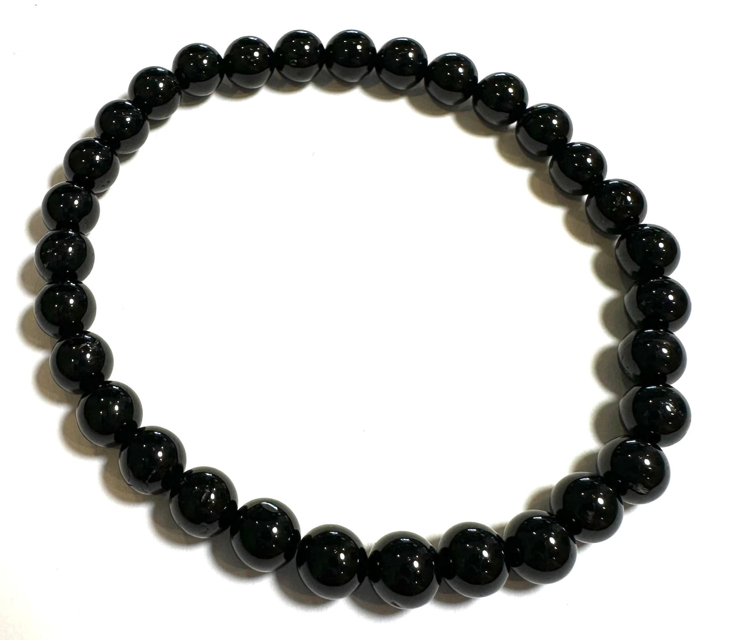 Black Tourmaline Mala Bracelet 6mm #MALA02