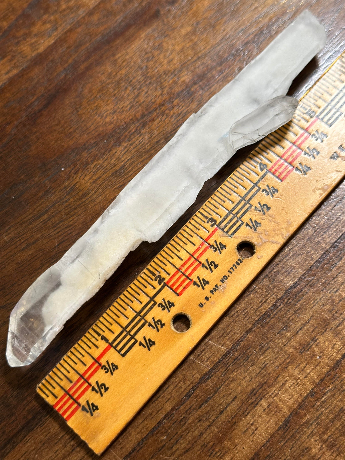 Diamantina Brazil Quartz Point with Black Rutile and Snow White Lodalite #NC5963