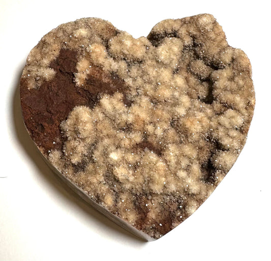 Indonesian Druzy Agate Heart 3.75" #NC7955