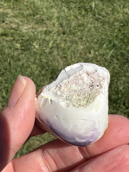 Genuine Tiffany Stone Nugget with Purple Polished Face and Natural Matrix NC7975