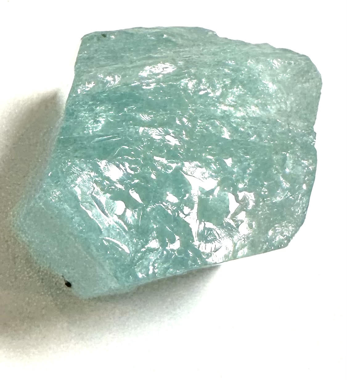 Raw Aquamarine Crystal with Self-Healed Growth Shigar Valley Pakistan #NC7962