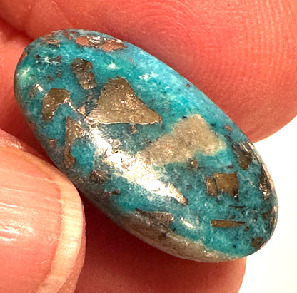 Iranian Turquoise Collector Cabochon 12 × 21 mm #CAB7929