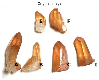 Tangerine Quartz Points – Brazil | Etched Lemurian Lineage | 1.5–2.5 " NC7730