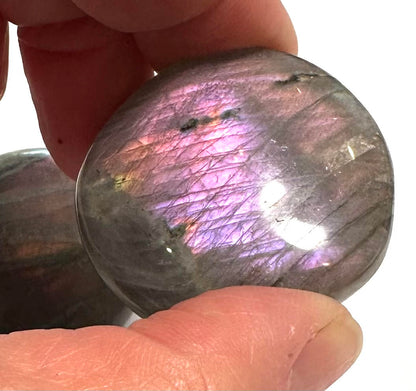 Rare Purple Labradorite Pocket Palm Stone – Choose Your Stone | SP7907