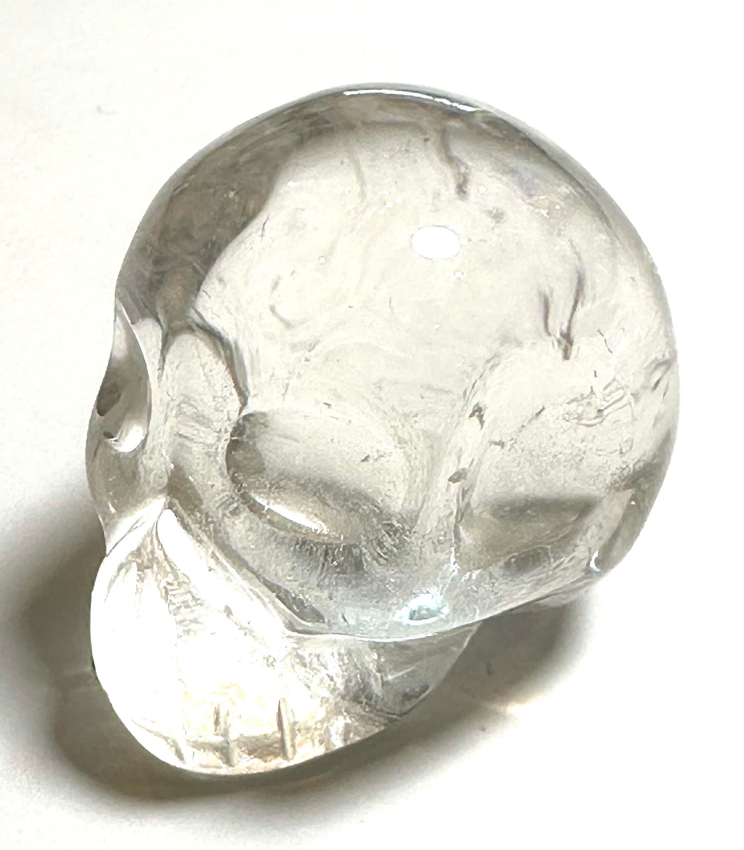Master Carved Lemurian Quartz Crystal Skull 3/4 Inch x 1 1/8 Inches x 1 1/8 Inches #NC7939