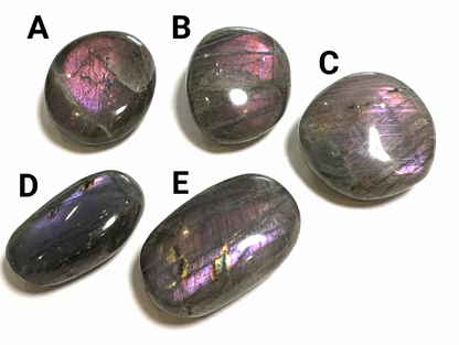 Rare Purple Labradorite Pocket Palm Stone – Choose Your Stone | SP7907