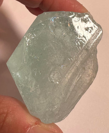 Raw Aquamarine Crystal with Record Keepers Shigar Valley Pakistan #NC7961