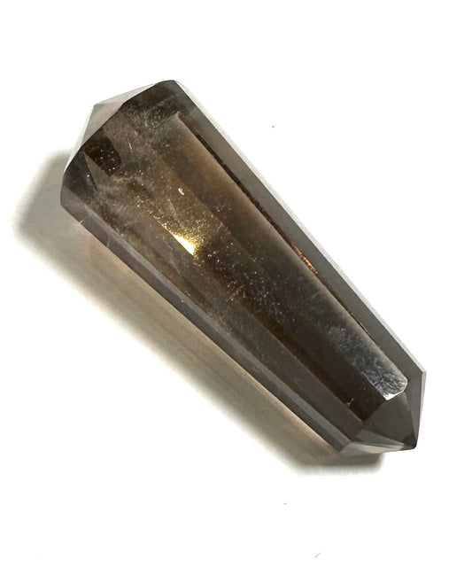 Smoky Quartz Vogel Crystal with Outstanding Phantom, 14 x 40mm – NC7356
