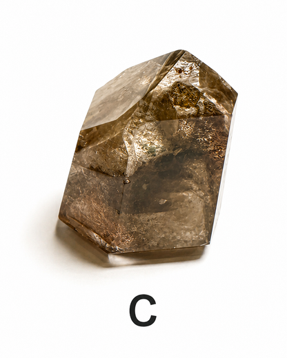 Smoky Garden Quartz Towers – Brazil Item #NC7811A–C