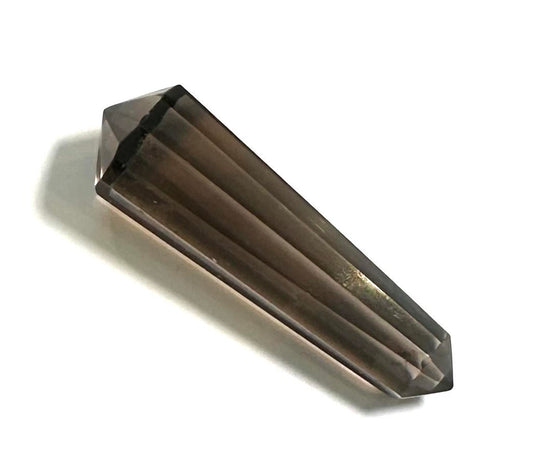 Smoky Quartz Vogel Crystal with Outstanding Phantom, 12 x 40mm – NC7357