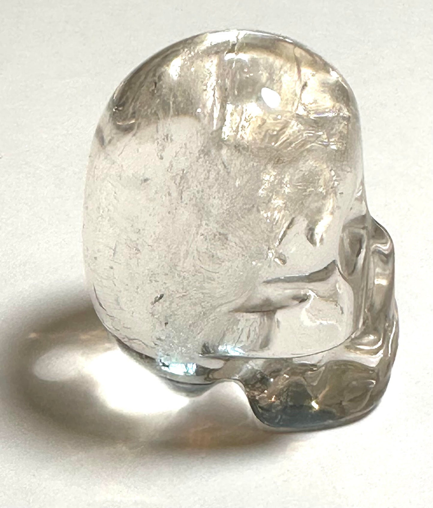 Lemurian Crystal Phantom Skull Master Carved by Vanderlei Barreto 1¼ Inches Tall #NC7932